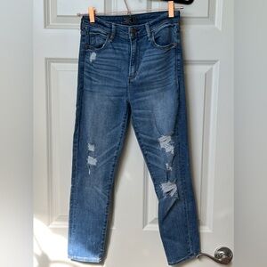 Abercrombie & fitch Simone high rise ankle jeans